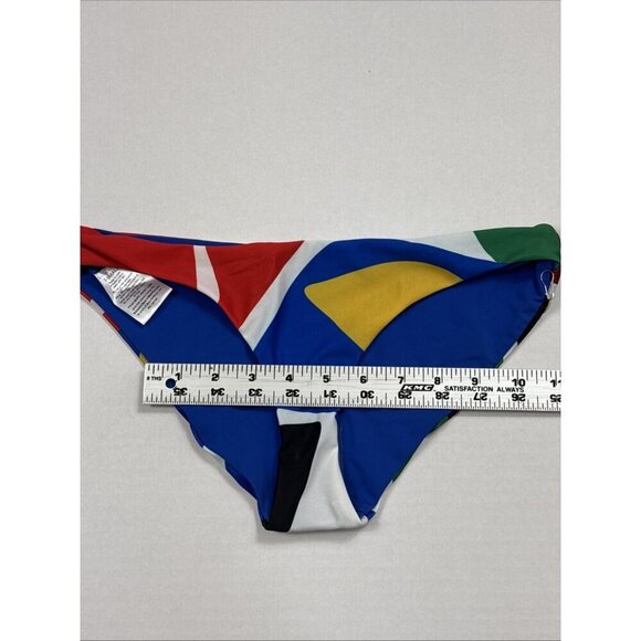 Mara Hoffman XS ZOA Crimson Colorblock Swim Bottom UPF 50+ Red‎ Multi NWT 9292 - Picture 5 of 15